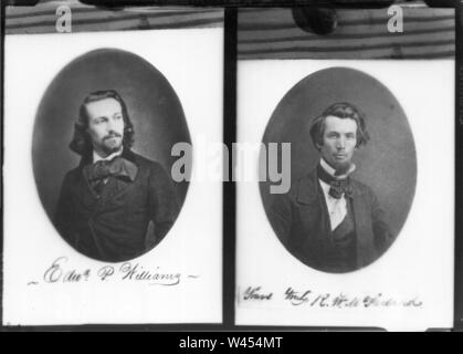 Composite portrait photographs of Edward P. Williams and Robert W. McFarland (1858) (3194637215). Stock Photo