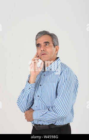 Businessman thinking Stock Photo