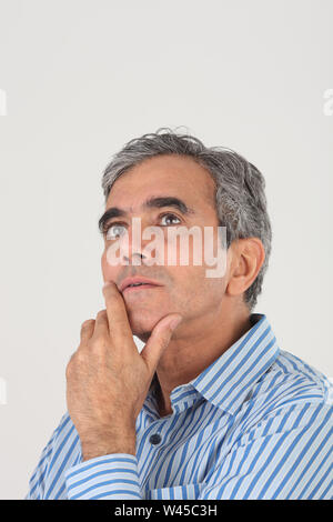 Businessman thinking Stock Photo