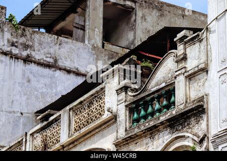 Haikou Zhongshan Road Old Town Hainan Island Stock Photo