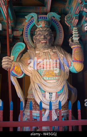 Gwangmok heavenly king of the West, Virupaksha, Bulguk Buddhist temple, Seoul, South Korea. Stock Photo