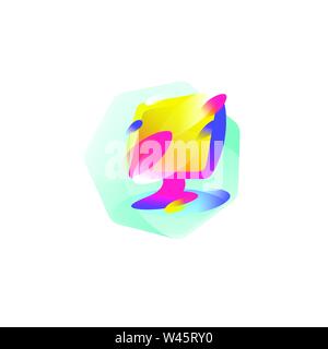 Illustration of a monitor. Vector icon. Color LCD monitor. Image is isolated on white background. Form style. Icon for website and print. Talisman, a Stock Vector