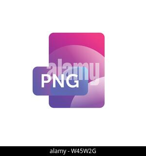 PNG format icon. Vector. Gradient flat style. Bright, fashionable illustration of icons. Image is isolated on white background. A modern icon for the Stock Vector