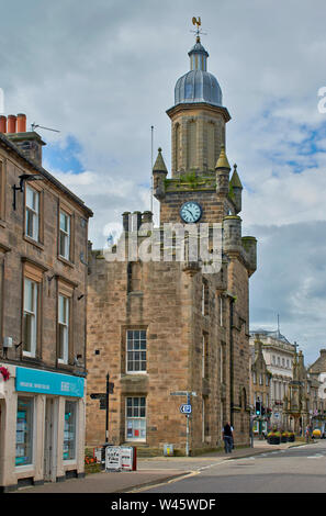 FORRES MORAY SCOTLAND THE FORRES TOLBOOTH BUILDING 1838 Stock Photo