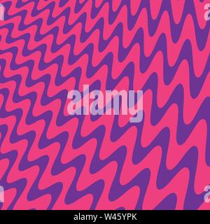 Ornament, pattern in the form of waves. Vector. Vintage pattern for decoration on fabrics and textiles. Cute background. Multicolored wavy lines. Stock Vector