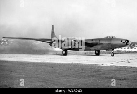 Convair XB-46 with engines running 061023-F-1234S-019. Stock Photo