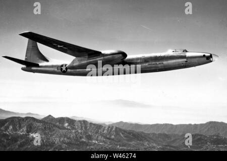 Convair XB-46 in flight 061023-F-1234S-023. Stock Photo