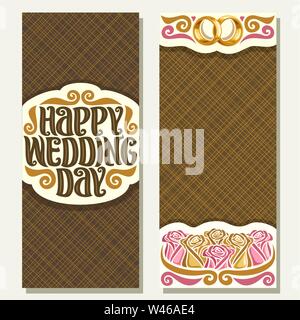 Vector invitations for Wedding Stock Vector