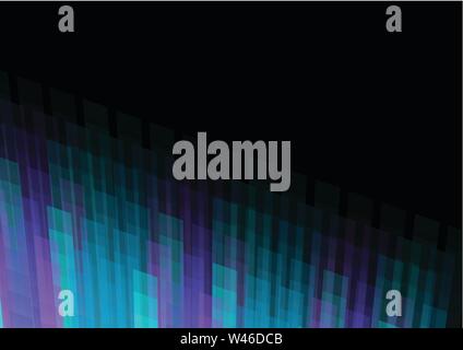 technology data background, multicolor pixel bar abstract template, square layer line, vector illustration Stock Vector