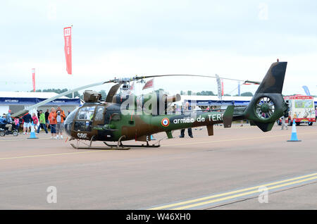 Westland Gazelle, French helicopter Stock Photo