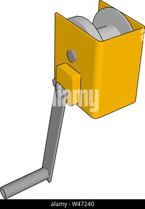 Crumb tool, illustration, vector on white background. Stock Vector