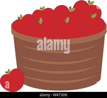 Pattern of cartoon green apples... Vector illustration Stock Vector ...