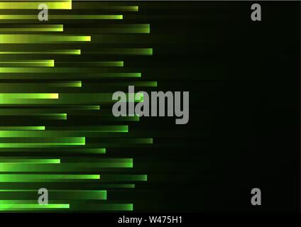 multicolour overlap pixel speed in dark background, geometric layer motion backdrop, simple technology template, vector illustration Stock Vector