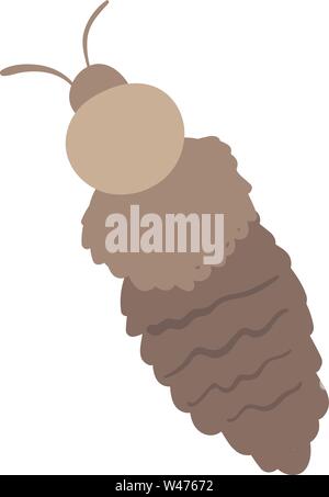 Lice, illustration, vector on white background. Stock Vector