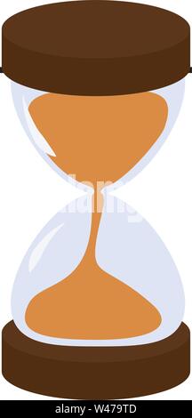 Hourglass sand clock antique set icon grey black color vector ...