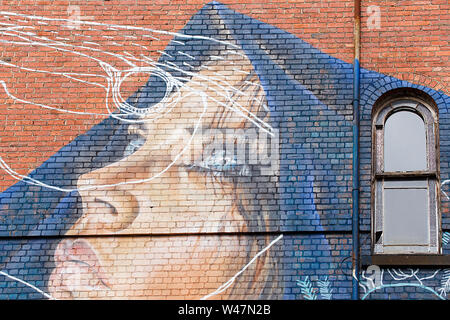 graffiti on the streets of fitzroy II - melbourne Stock Photo