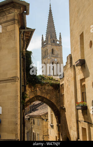 the old village of saint emilion, one of the unesco world heritage sites ,  france Stock Photo