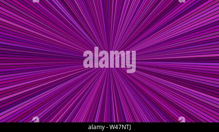 Purple abstract hypnotic star burst stripe background - vector explosion illustration Stock Vector