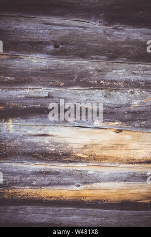 Old Vintage Grey Wooden Grunge Surface. Brown Planks Background and Texture. Stock Photo