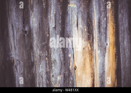 Old Vintage Grey Wooden Grunge Surface. Brown Planks Background and Texture. Stock Photo