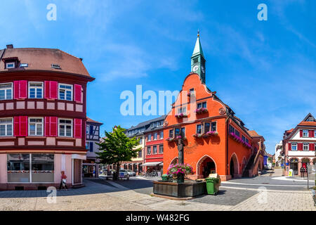 Historical City Hall, Lahr Schwarzwald, Germany Stock Photo