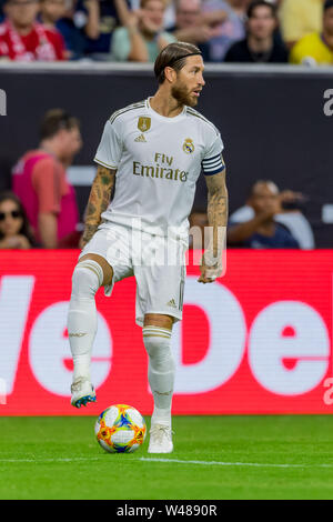 July 20, 2019: Real Madrid defender Sergio Ramos (4) during the