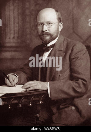 H.A. (Henry Allen) Ironside (1876-1951), Canadian-American preacher, theologian, and author, at the beginning of his writing career. Stock Photo