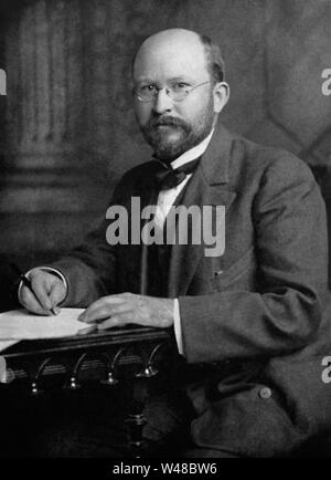 H.A. (Henry Allen) Ironside (1876-1951), Canadian-American preacher, theologian, and author, at the beginning of his writing career. Stock Photo