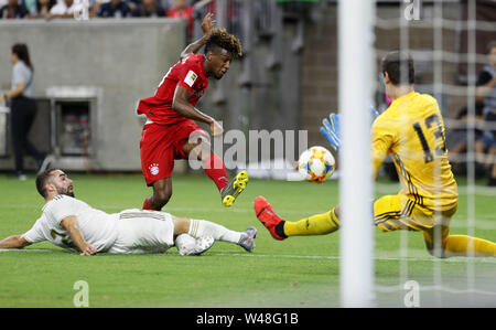 July 20 2019 Bayern Munich entering the pitch prior to the International Champions Cup between Real Madrid and Bayern Munich FC at NRG Stadium in Houston Texas The score at the half