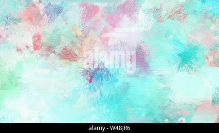 abstract brushed background with powder blue, pale turquoise and ...