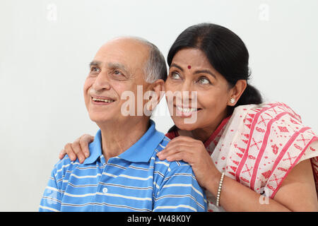 Senior couple smiling Stock Photo
