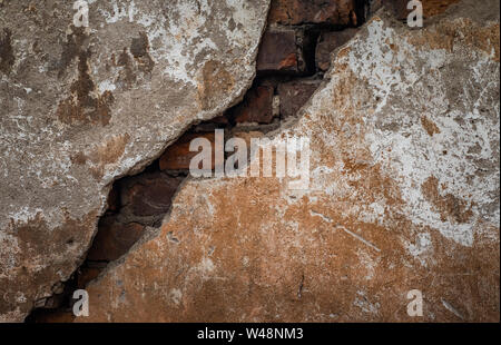 Old grunge brick wall. Nice vintage background. Stock Photo