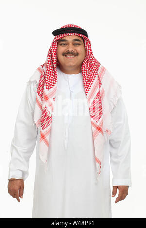 Portrait of an arabian man smiling Stock Photo