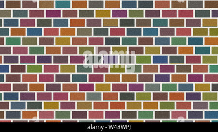 Bright colored mosaic background with geometric shapes pattern for wallpaper, tiles design and textile printing. Stock Photo