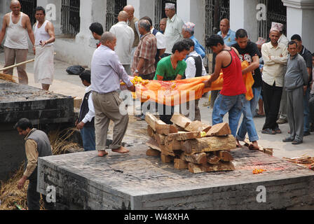 hindu pashupatinath funeral temple alamy banks river