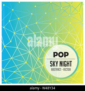 POP ART Geometic Abstract Background Stock Vector