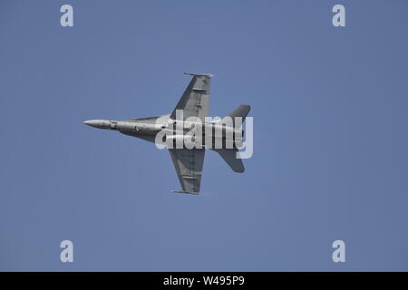 McDonnell Douglas F/A-18 Hornet Fighter Jet - RAAF Royal Australian Air-force Stock Photo