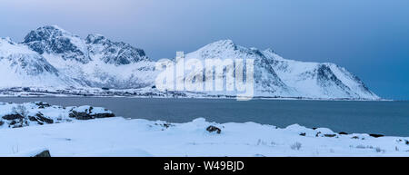 Winter at Lofoten Stock Photo