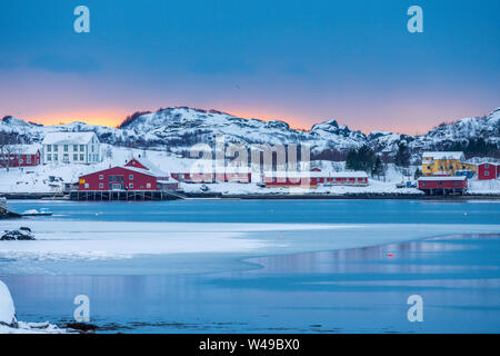 Hopen, Austvågøya, Nordland, Norway, Europe Stock Photo