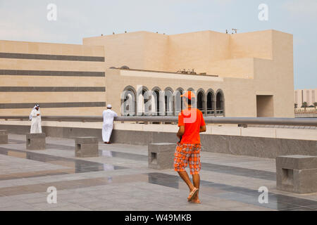 Museo de Arte Islámico, Ciudad de Doha, capital de Qatar. Golfo Pérsico Stock Photo