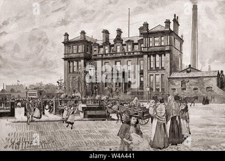 Salford Royal Hospital, Pendleton, Salford, Greater Manchester, England, UK, 19th century Stock Photo