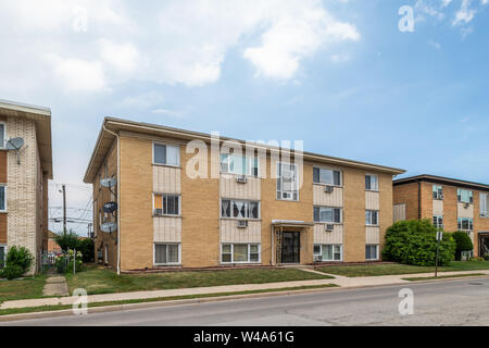 Polish Flats in River Grove Stock Photo