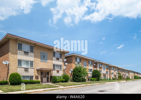 Polish Flats in River Grove Stock Photo