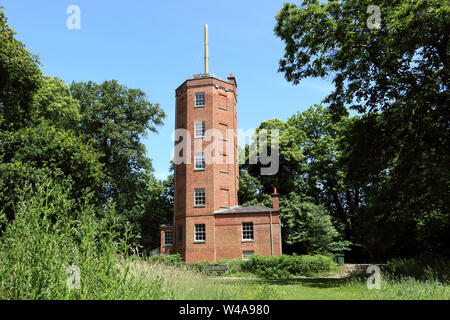 Semaphore Tower Chatley Heath Surrey Stock Photo
