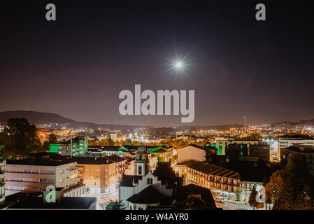 Barcelos at Night Stock Photo