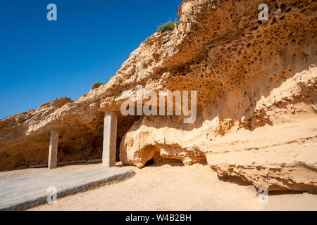 Ibiza Cala Xarraca in Sant Joan of Balearic Islands Stock Photo