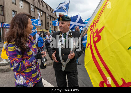 Oban, All Under One Banner independence march - 2019 Stock Photo