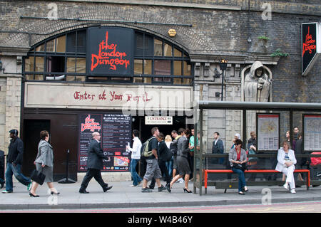 London Dungeon former site on Tooley Street Stock Photo