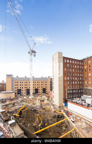 Guy's Cancer Centre under construction Stock Photo