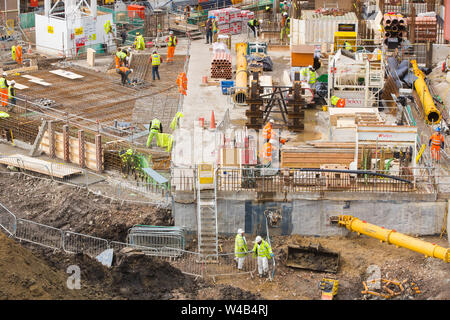 Guy's Cancer Centre under construction Stock Photo